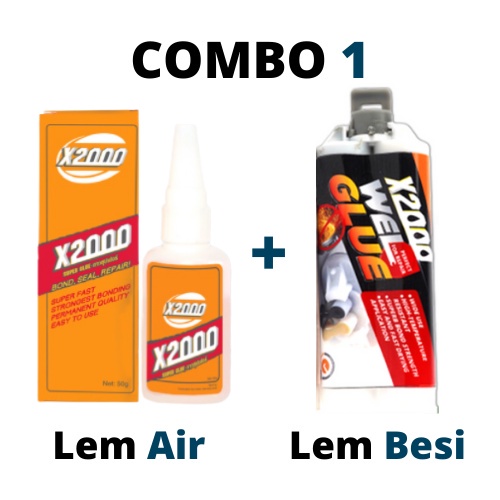 [BISA COD] Lem solder X2000  / lem besi / lem las Kuat Metal Casting Glue Penambal Besi Radiator /Tangki Air / Las / Pipa air Anti Bocor Tools Home Improvement