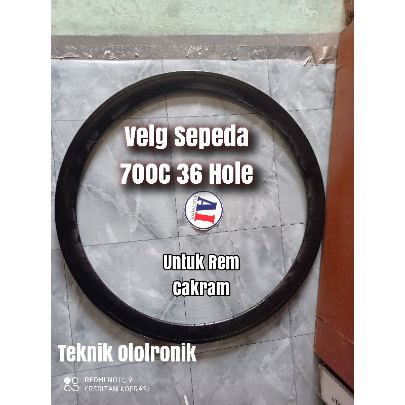 velg sepeda balap 700c 36 hole Aluminium