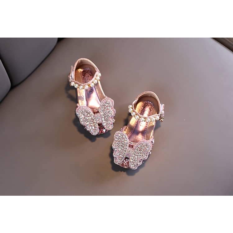 Sepatu Sandal Pesta Anak Perempuan Sparkle Butterfly