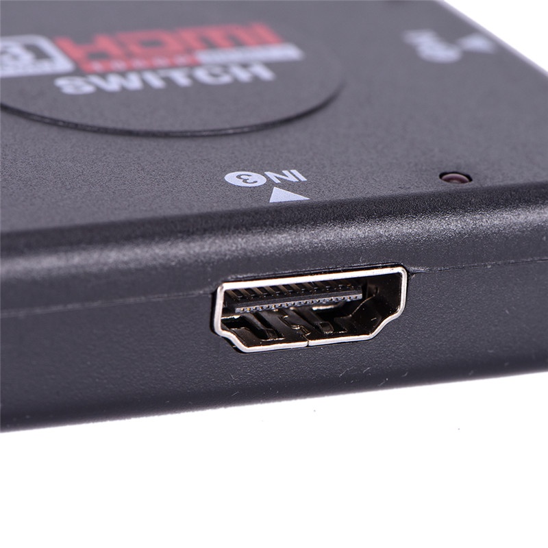 {LUCKID}3 IN 1 OUT Splitter 3 Port 1080P Video HDMI HD Converter Switcher For HDTV DVD