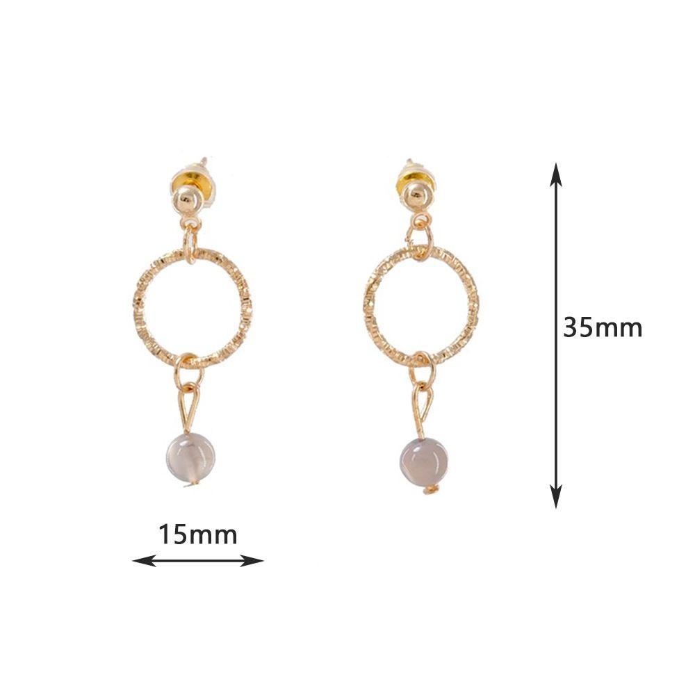 Anting Busur Berlian Nanas Fashion Wanita Daisy Ear Clip