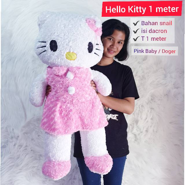 Boneka Hello Kitty mbo 1 Meter Besar / Big