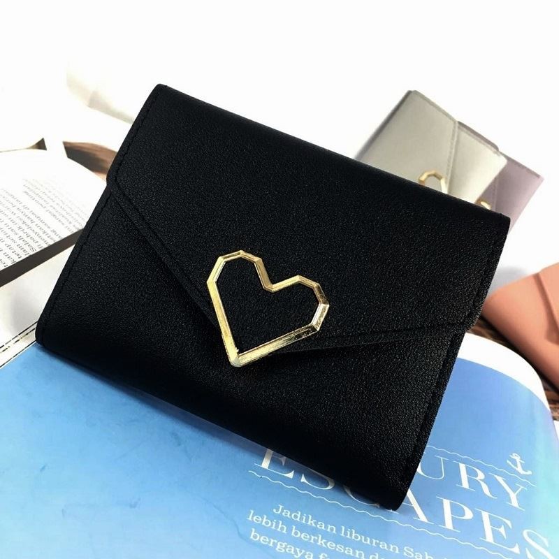 BJ42697 - BLACK/DARKPINK/GRAY/PINK - DOMPET KECIL TEMPAT KARTU LOVE TAS IMPORT TAS WANITA FASHION IMPORT MODIS ELEGAN TERMURAH TERLARIS TERBARU BAGSTORE JAKARTA TAS BATAM BQ2697