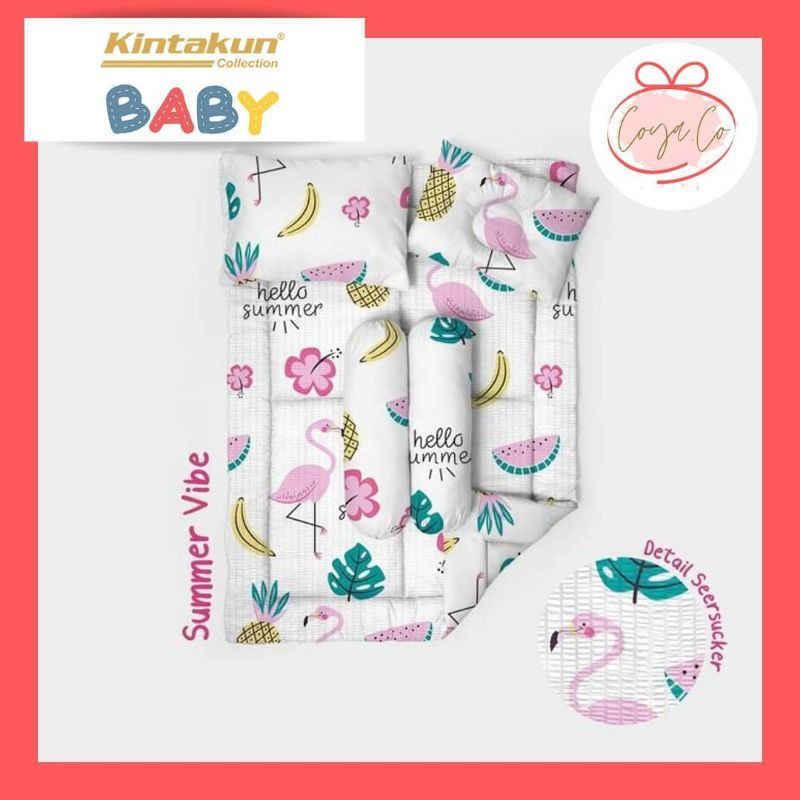 Kintakun - Baby Bedding Luxury Summer Vibe + Bantal Luxury