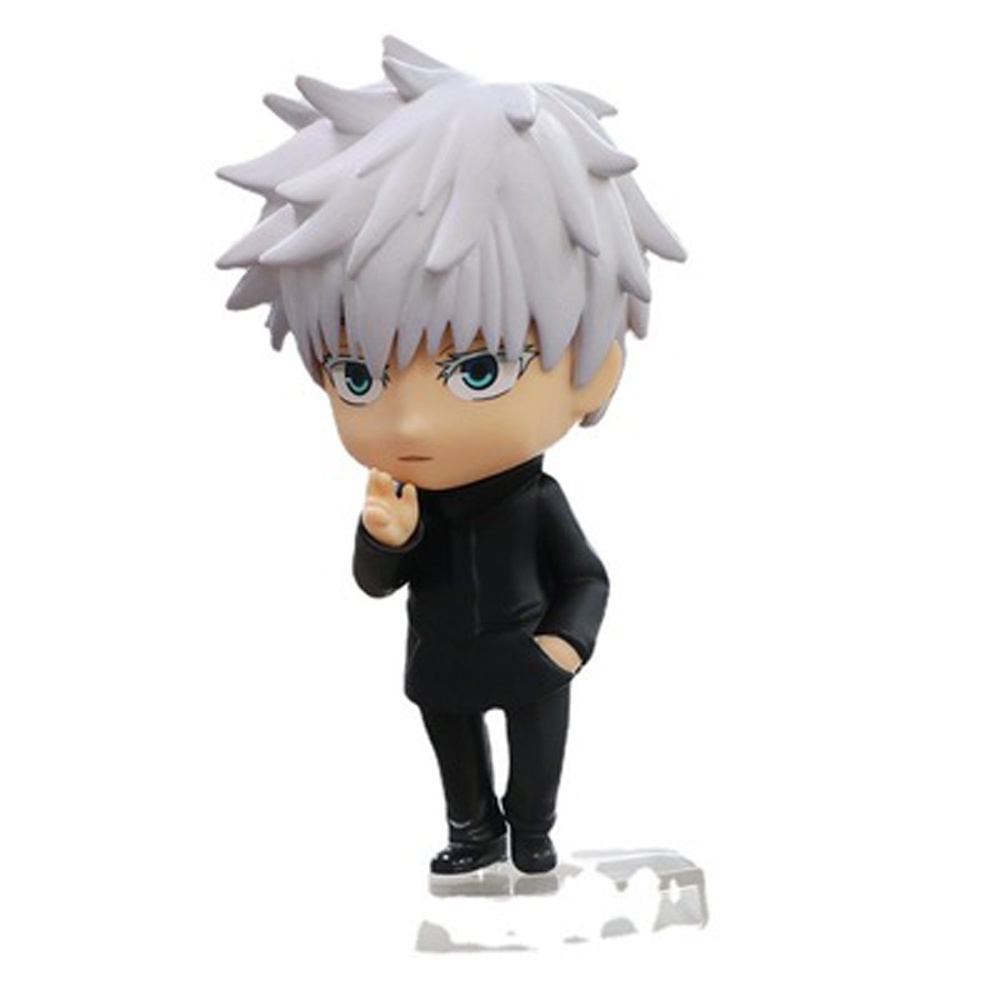 QUINTON Collectible Action Figure 11cm Gojo Satoru Jujutsu Kaisen Anime Figure Toys Megumi Nobara PVC Decoration Q Version