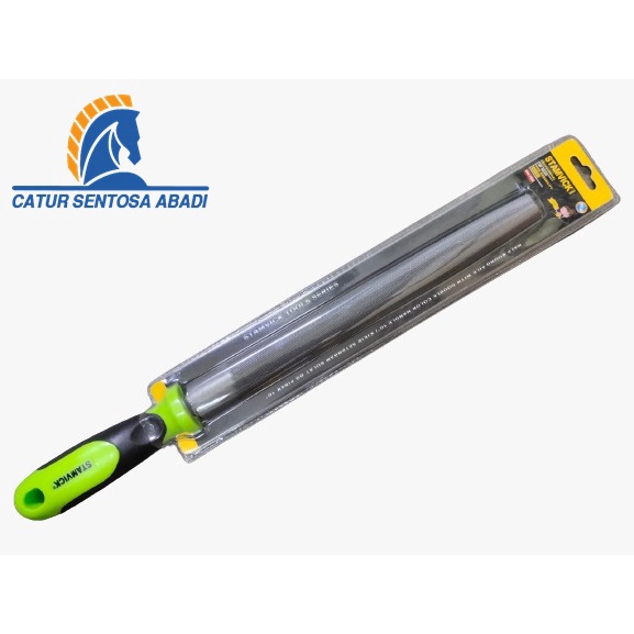 SUNFLEX Kikir Besi Setengah Lingkaran 12" Kasar USA Setengah Bulat AWET CSA