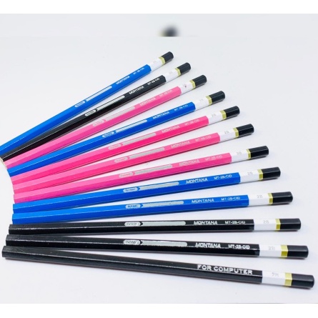 

[Per Pcs] Montana Pensil Tulis Kayu 2B | MT-2B CID