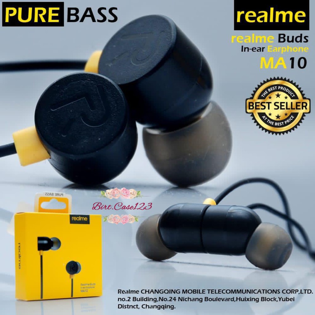 BM062 Handsfree Earphone Headset Realme Suara Bagus BC1706