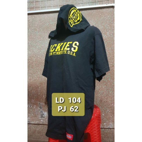 PRELOVED KAOS HOODIE DICKIES ORI 100%