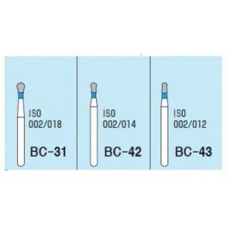 Dental Diamond Bur (BC-) / diamond bur mata bur ball collar type