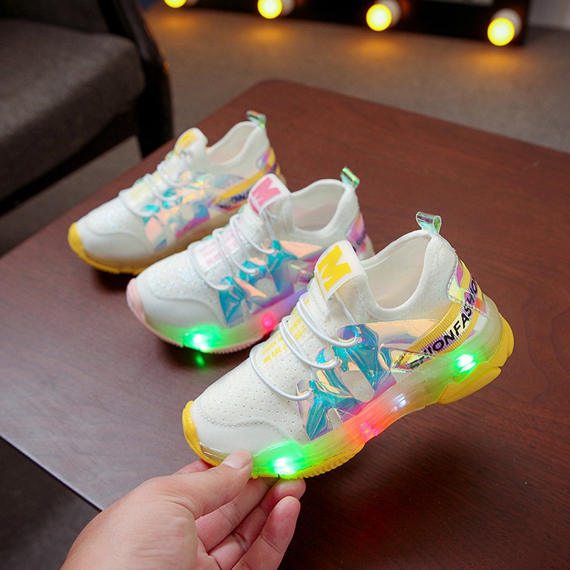 SEPATU LED ANAK SHINE BLING BLING