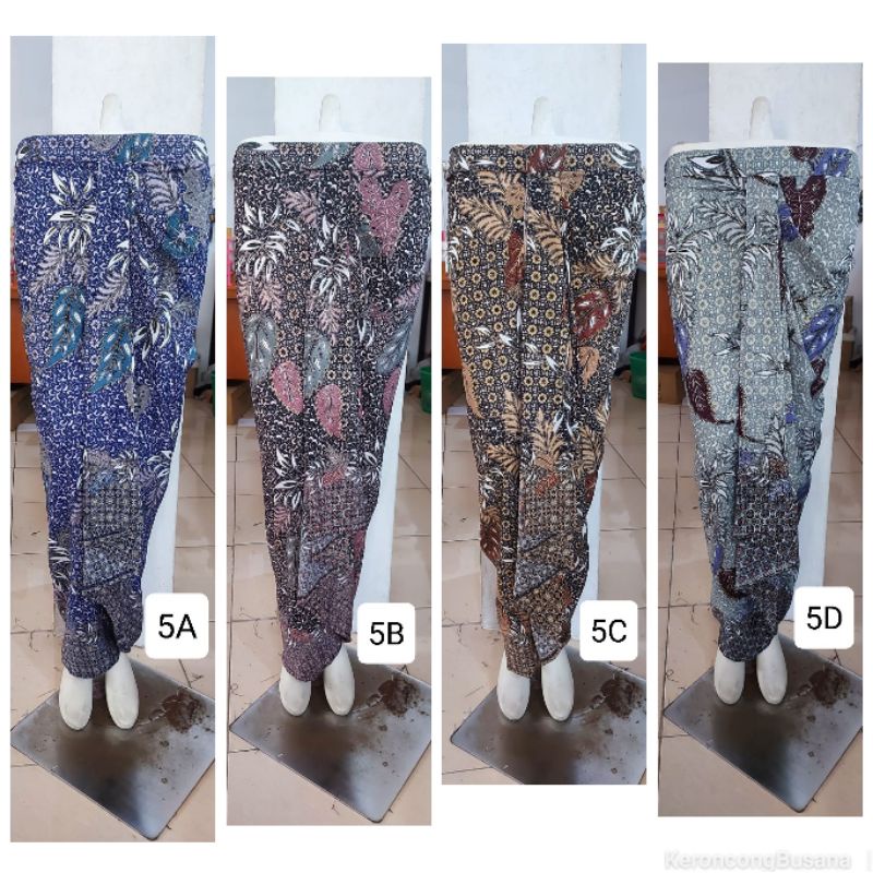 (2/3) Rok batik FOIL EMAS pinggang karet. Langsung pakai. Termurah produksi sendiri. KeroncongBusana-4