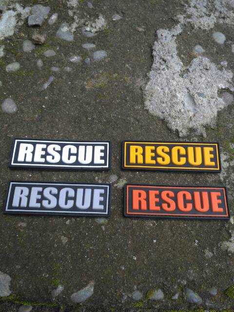 Patch rubber Rescue Basarnas SAR BPBD TAGANA DAMKAR