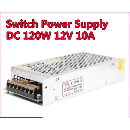 Power Supply SWITCHING Adaptor JARING 12V 10A 12 V 10 A LED Strip CCTV