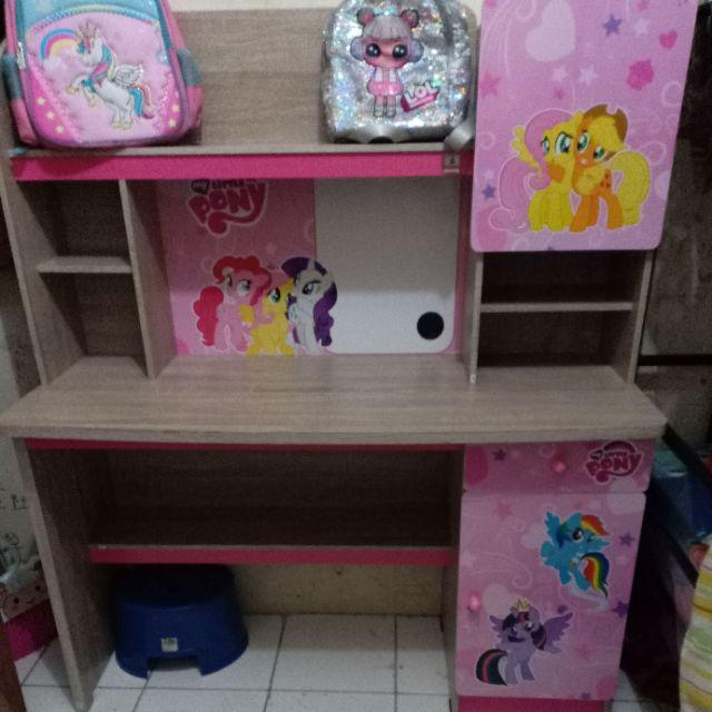 Meja Belajar Anak Karakter Little Pony Sds Mlp
