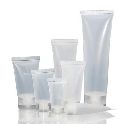 20/30/60/120ml Empty Portable Travel Tubes/ Refillable Tube Scrub Matte Empty Cosmetic Bottle/ White Plastic Lotion Squeeze Tube Jars