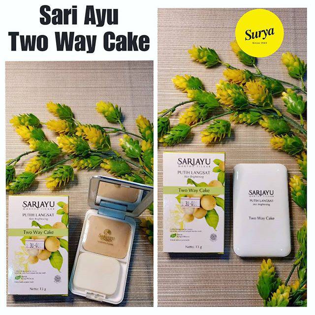 Sariayu Two Way Cake putih langsat skin brightening