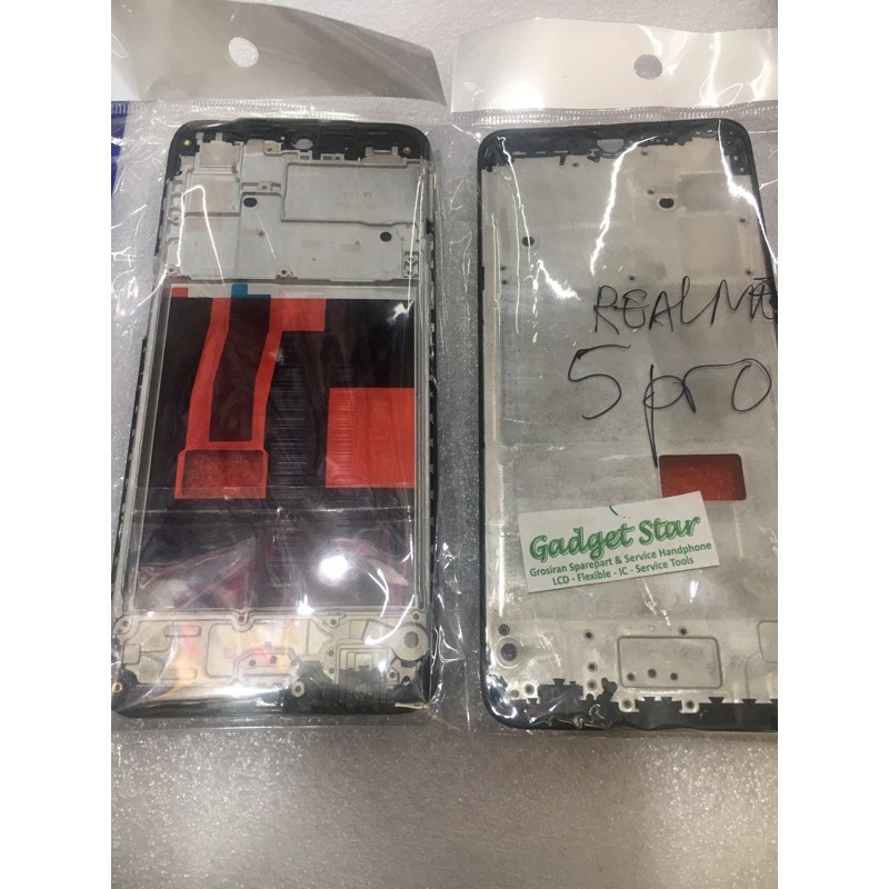 BAZZEL BAZEL FRAME TULANG TATAKAN LCD REALME 5 PRO / REALME 6 / REALME C3 / REALME 5I