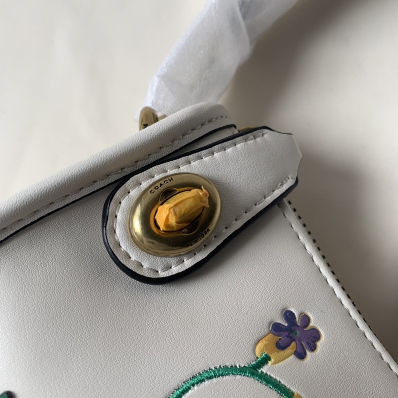 Coach Swinger 20 With Garden Embroidery (C2766)