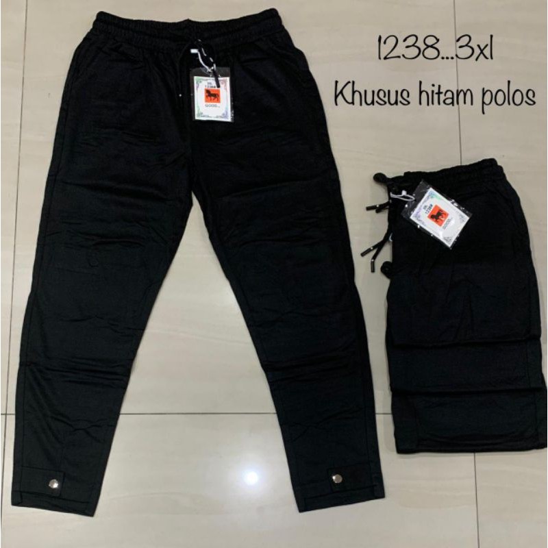 EXTRA JUMBO CELANA ZARA POLOS HITAM IMPORT