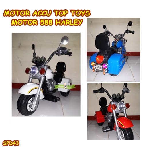 SPD43 MOTOR MAINAN ACCU TOP TOYS MOTOR HARLEY 588