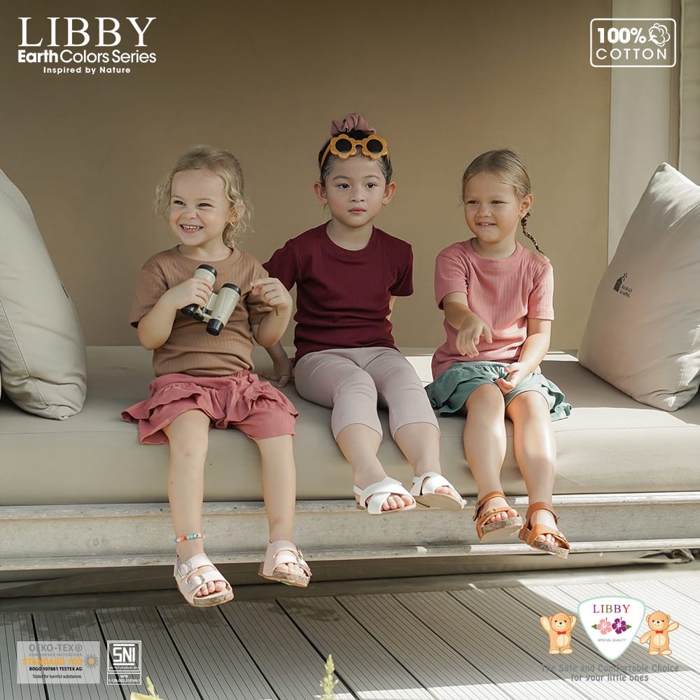 LIBBY - EASY SHIRT GIRL LIBBY - KAOS LIBBY - BAJU LIBBY - ATASAN ANAK PEREMPUAN