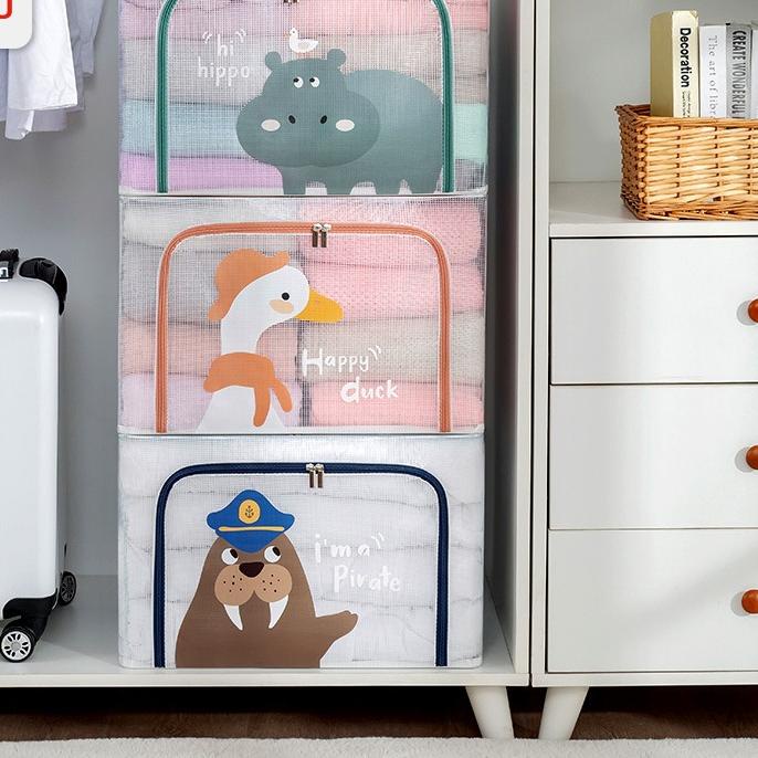 [VnT⭐ Halu Kotak Penyimpanan Pakaian Serbaguna Storage Box Lipat Mainan Baju Besar Storage Organizer