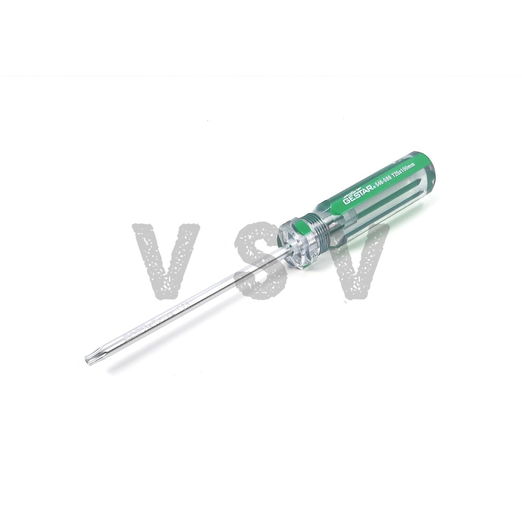 GESTAR Torx screwdriver T25 Obeng bintang gagang kristal Obeng Torx