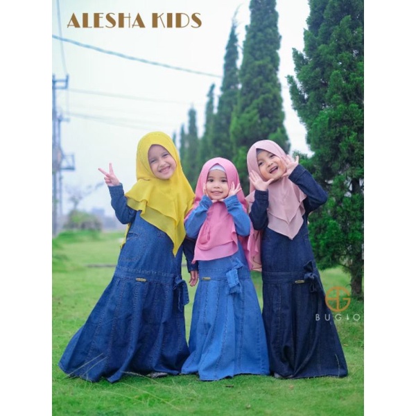 Dress Anak Denim Alesha Kids Bugio Chloting