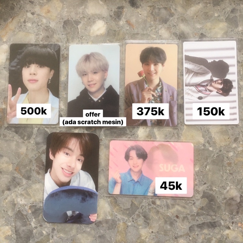 PC Suga LD PTD Vegas SLA SA Jimin