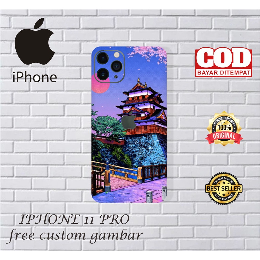 GARSKIN/STICKER HANDPHONE IPHONE 11 PRO CUSTOM