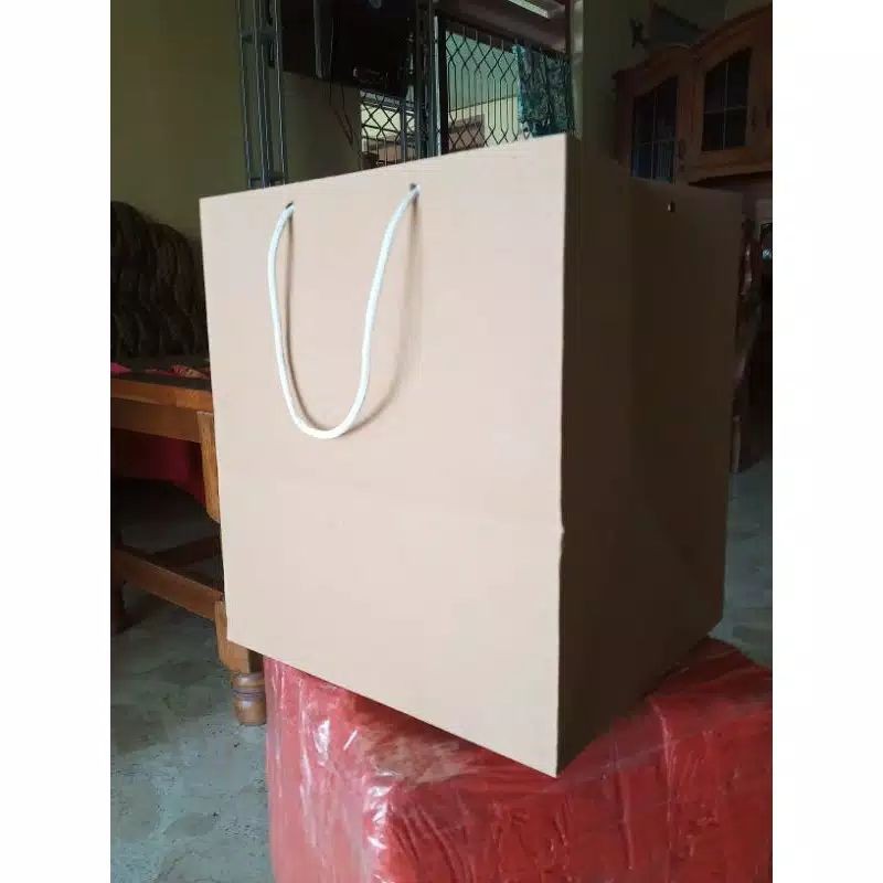 

paper bag polos tas kertas ukuran 23x10x30