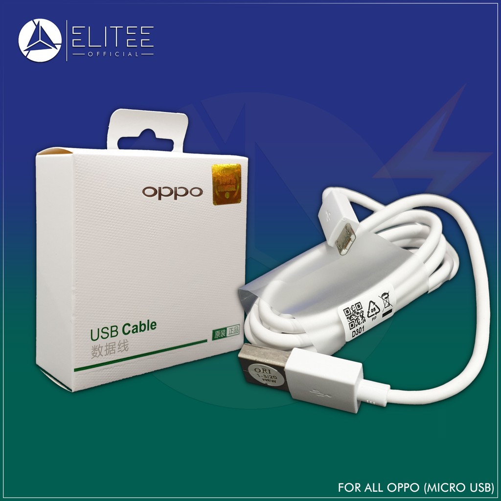 Original Kabel Data OPPO Fast Charging 2A Micro USB