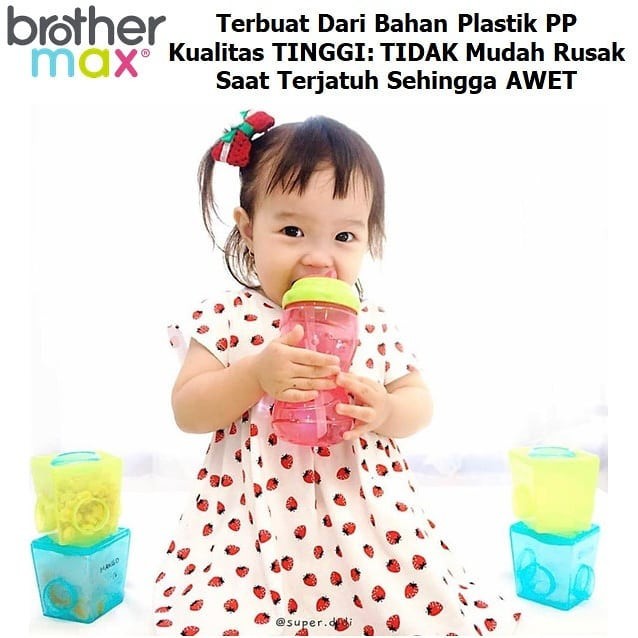 BrotherMax Swivel Straw Sipper / Botol minum