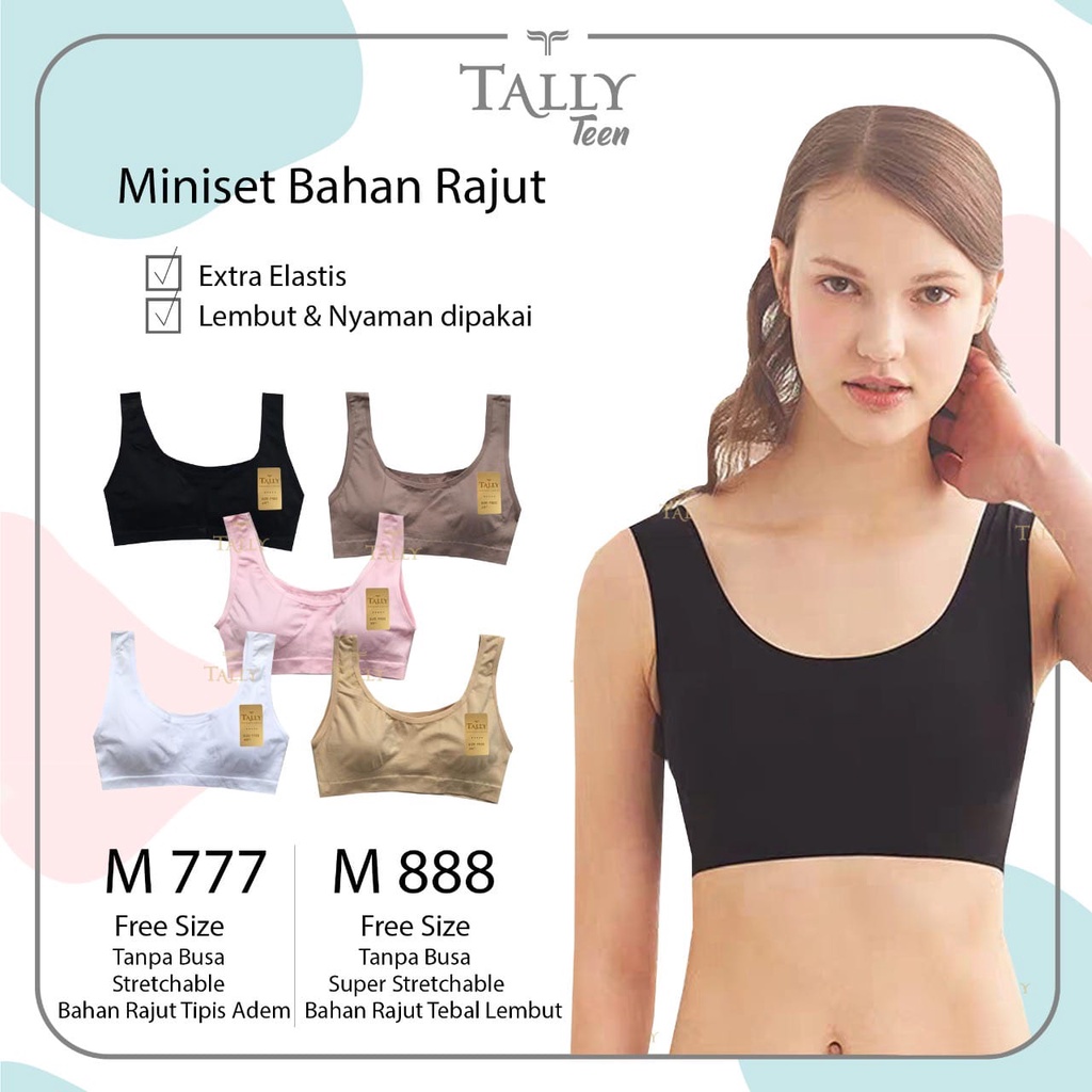 Miniset Tally 777, 888 Rajut Tali Lebar |yc