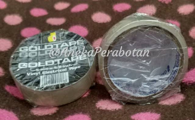 

ISOLASI LISTRIK GOLDTAPE PUTIH BENING / VINYL ELECTRICAL TAPE