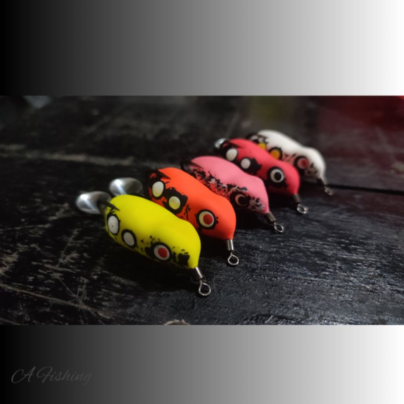 SOFT FROG 4,5CM SAE LURE I UMPAN CASTING IKAN GABUS DAN TOMANI A FISHING