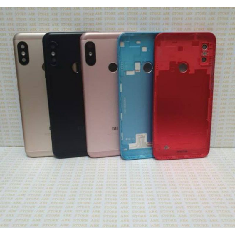 BACKDOOR-TUTUP BATERAI-BACK CASING-HOUSING XIAOMI REDMI 6 PRO/MIA2 LITE ORIGINAL