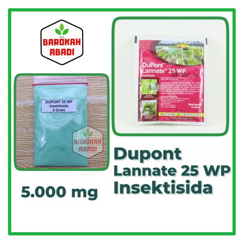 Dupont Lannate 25 WP Merah - Pembasmi Hama Tanaman Repack 5 Gram