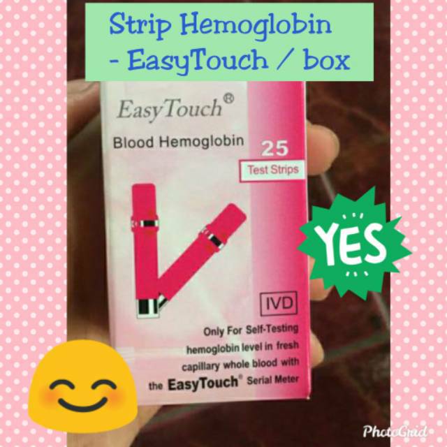 STRIP / STIK HB EASY TOUCH/  HEMOGLOBIN EASY TOUCH / EASY TOUCH HEMOGLOBIN / ET HB EASY TOUCH