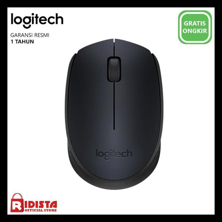 

BAYAR DITEMPAT LOGITECH M170 MOUSE WIRELES ORIGINAL ( L066 ) WARNA HITAM KODE 1085