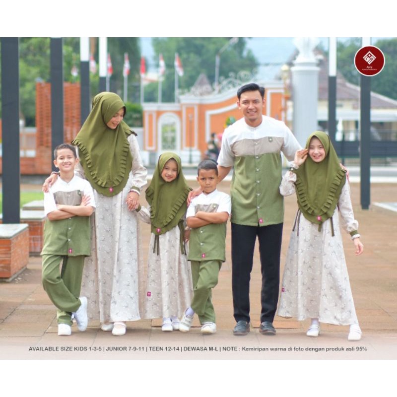 SR.KIDS /COUPLE FAMILLY/ANV/GAMIS ANV/SARIMBIT ANV/ GAMIS ELSHA SARIMBIT KELUARGA