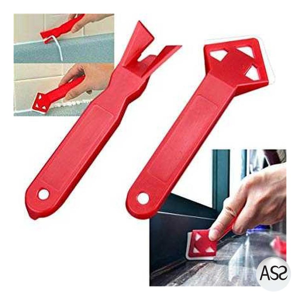 ASS Shop - Balight 2 in 1 Alat Pembersih Perapi Lem Silikon Sealant Tool Scraper