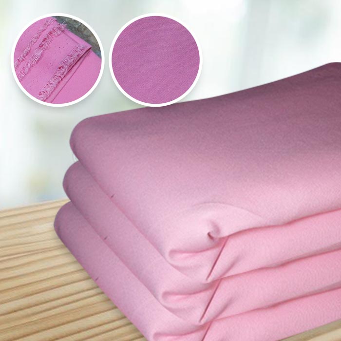 Kain Kanvas Polyester Polos Pink