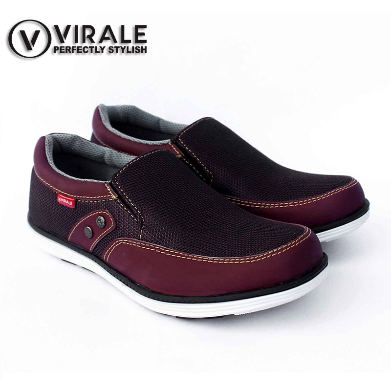 Sepatu Slip On Pria Virale / Sepatu Selop Pria Casual BG 01 M