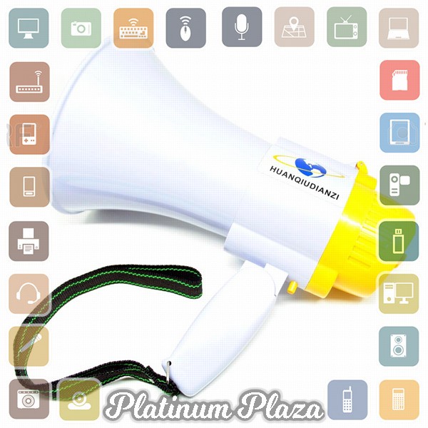 ZANSONG Toak Megaphone dengan Fungsi Rekaman - ZS-18 - White`5ZGPFQ-