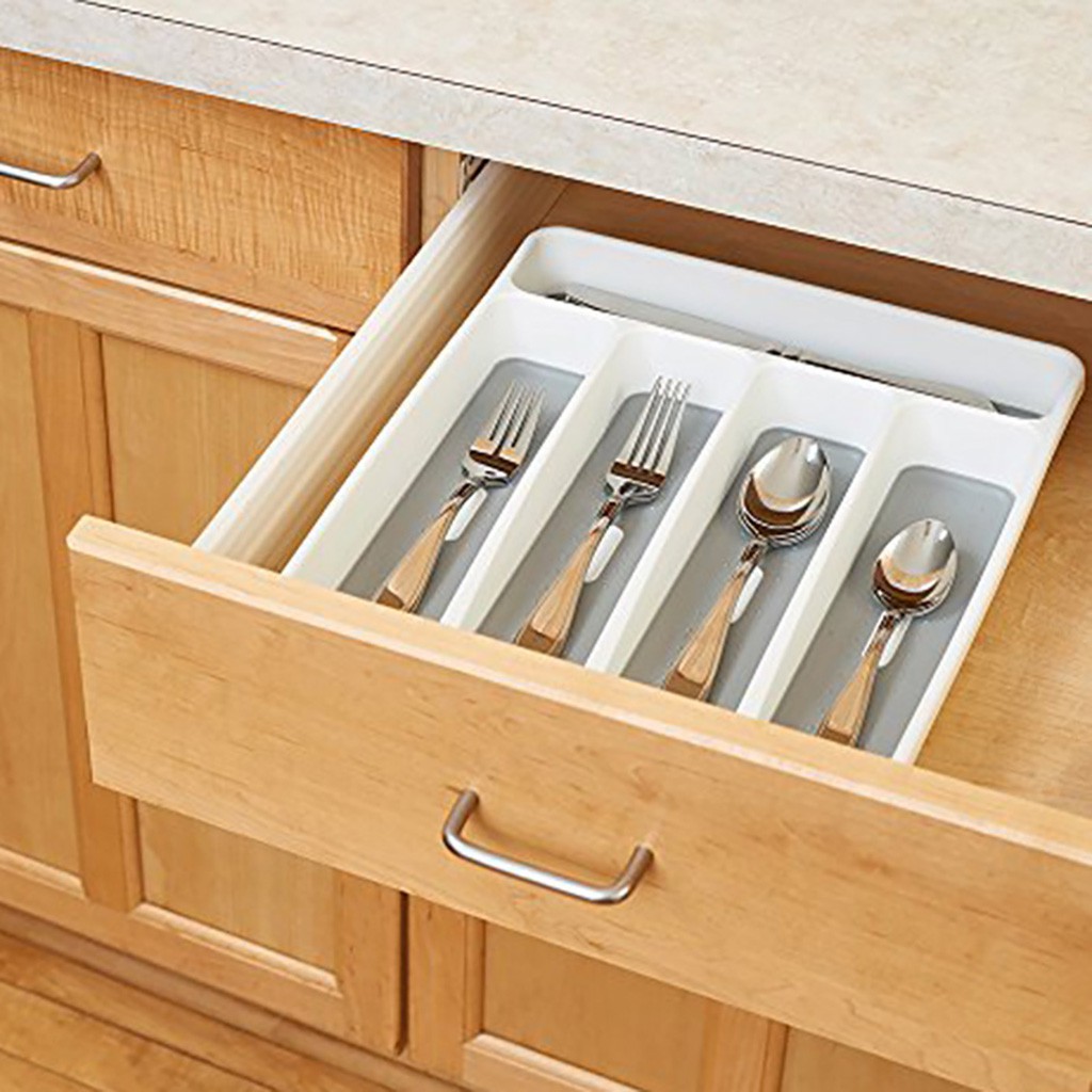 Madesmart 5 Comp Cutlery Tray F Kitchen Knife Spoon Fork Drawer