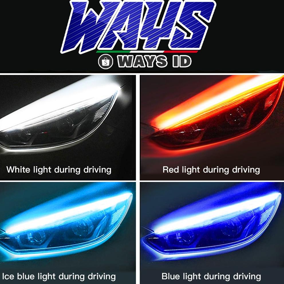 [KODE BARANG Q4] [L017] Lampu Alis 30 CM Senja LED Mobil Motor Nmax Vario CBR CB 150R Vixion R15 R25