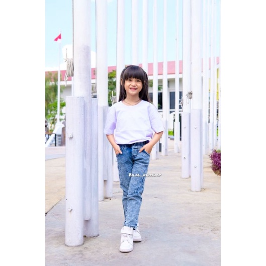 CELANA JEANS RIPPED PANJANG ANAK UNISEX ( CEWE/COWO )