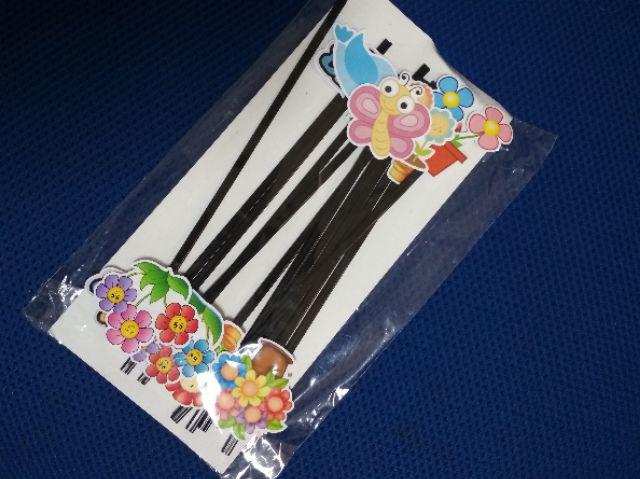 Topper Cc Bunga Kupu Utk Hiasan Kue Dll